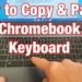 how to copy and paste on chromebook