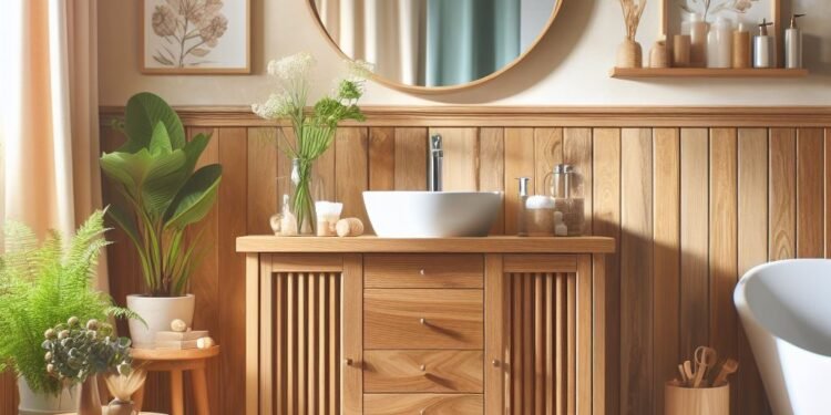 wood vanity